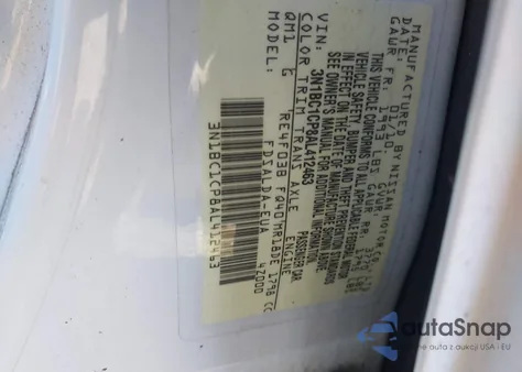 2010 Nissan Versa 1.8S from USA, damaged, VIN 3N1BC1CP8AL412463